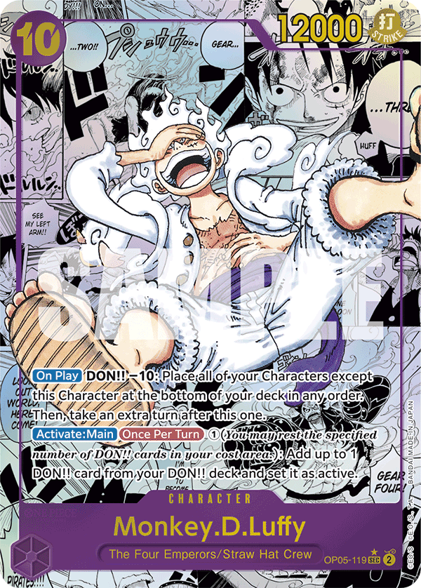 Monkey.D.Luffy (Manga) - OP05-119 - ONE PIECE CARD THE BEST