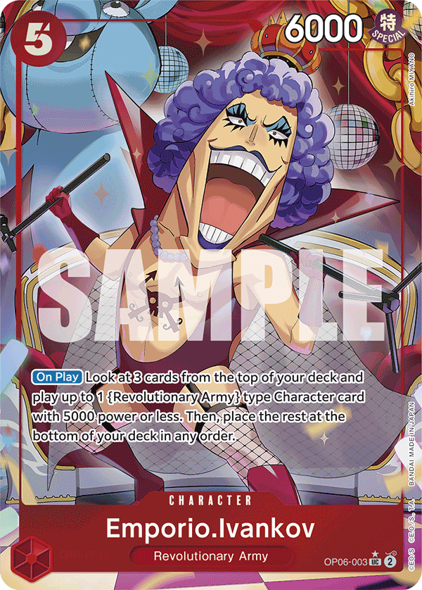Emporio.Ivankov (Full Art) - OP06-003 - ONE PIECE CARD THE BEST