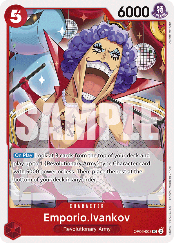 Emporio.Ivankov - OP06-003 - ONE PIECE CARD THE BEST