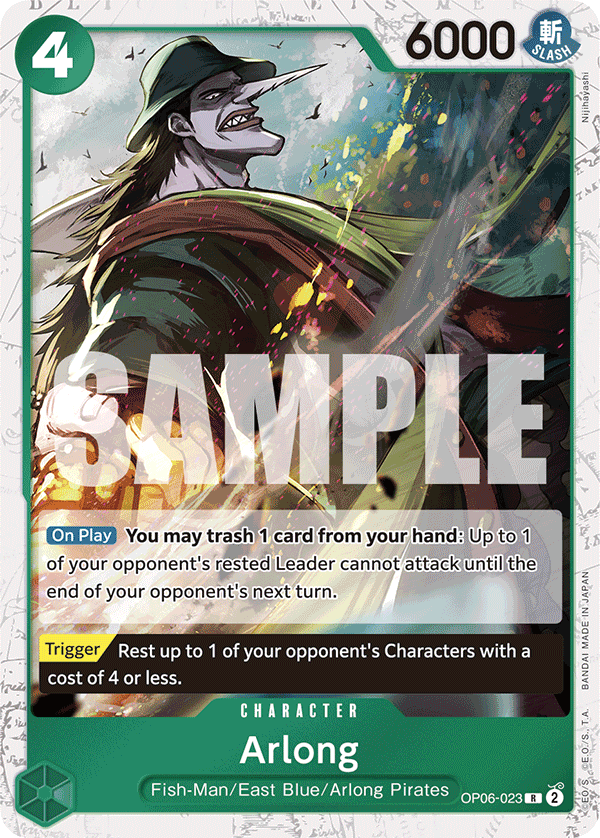 Arlong (Jolly Roger Foil) - OP06-023 - ONE PIECE CARD THE BEST