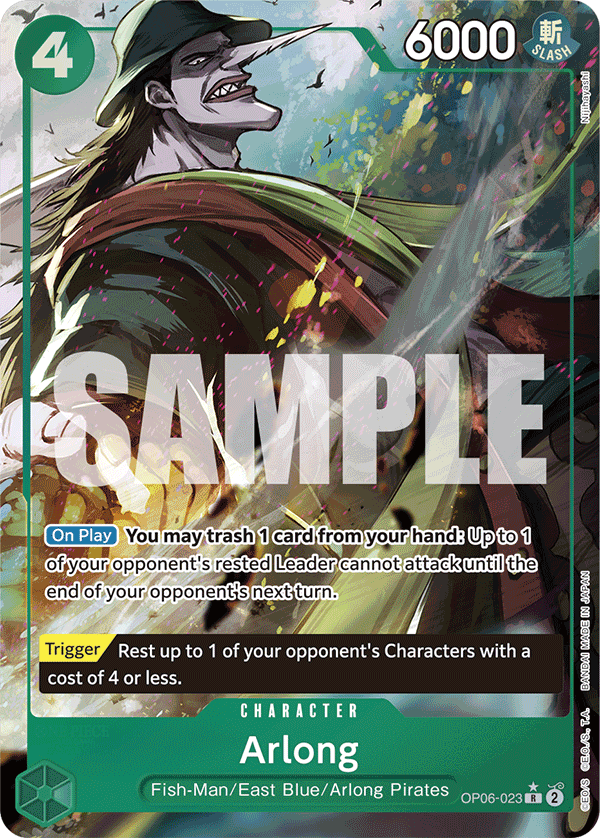 Arlong (Full Art) - OP06-023 - ONE PIECE CARD THE BEST