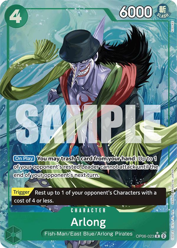 Arlong (Alternate Art) - OP06-023 - ONE PIECE CARD THE BEST