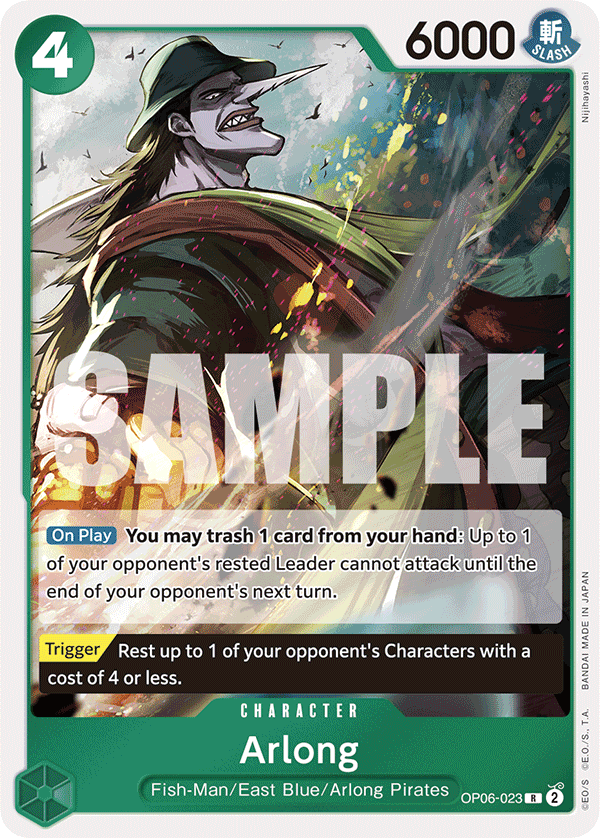 Arlong - OP06-023 - ONE PIECE CARD THE BEST