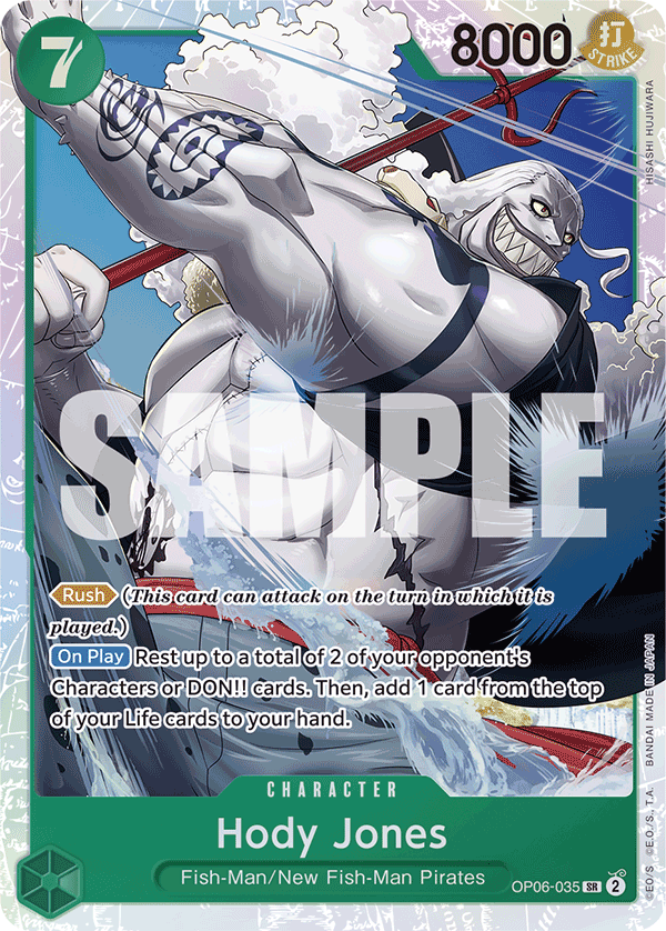Hody Jones - OP06-035 - ONE PIECE CARD THE BEST