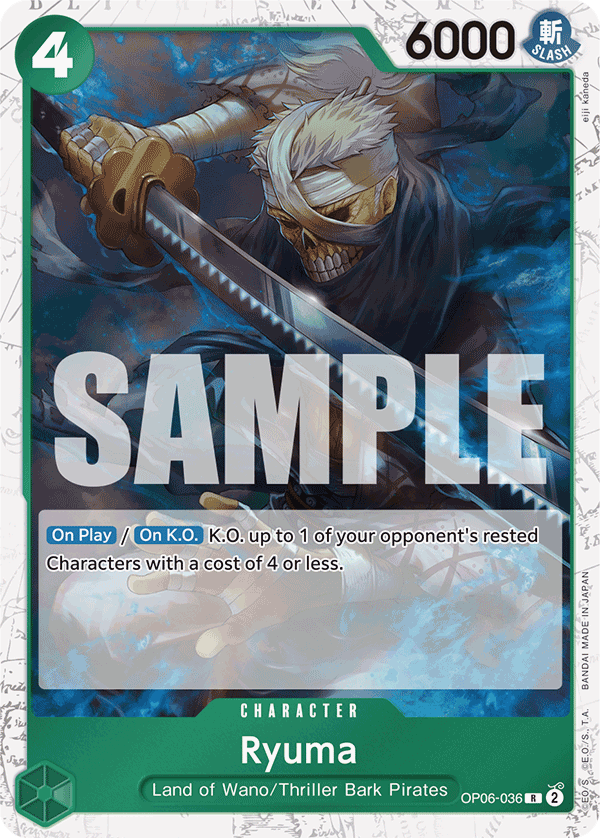 Ryuma (Jolly Roger Foil) - OP06-036 - ONE PIECE CARD THE BEST
