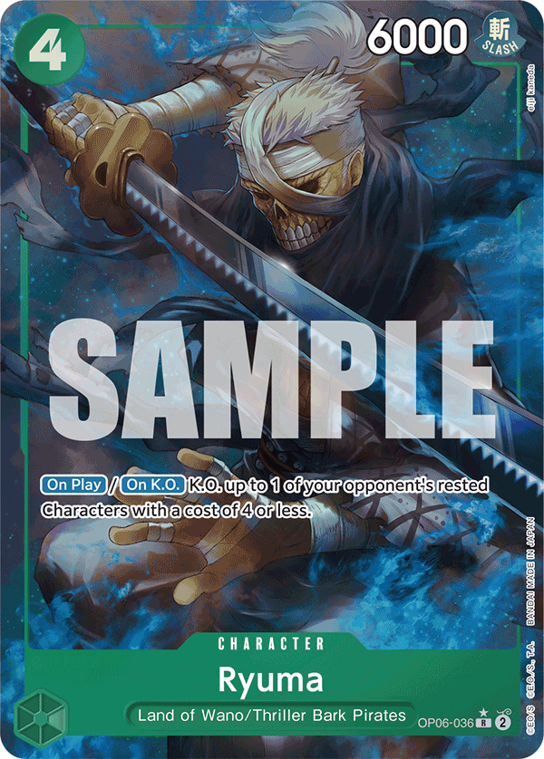 Ryuma (Full Art) - OP06-036 - ONE PIECE CARD THE BEST