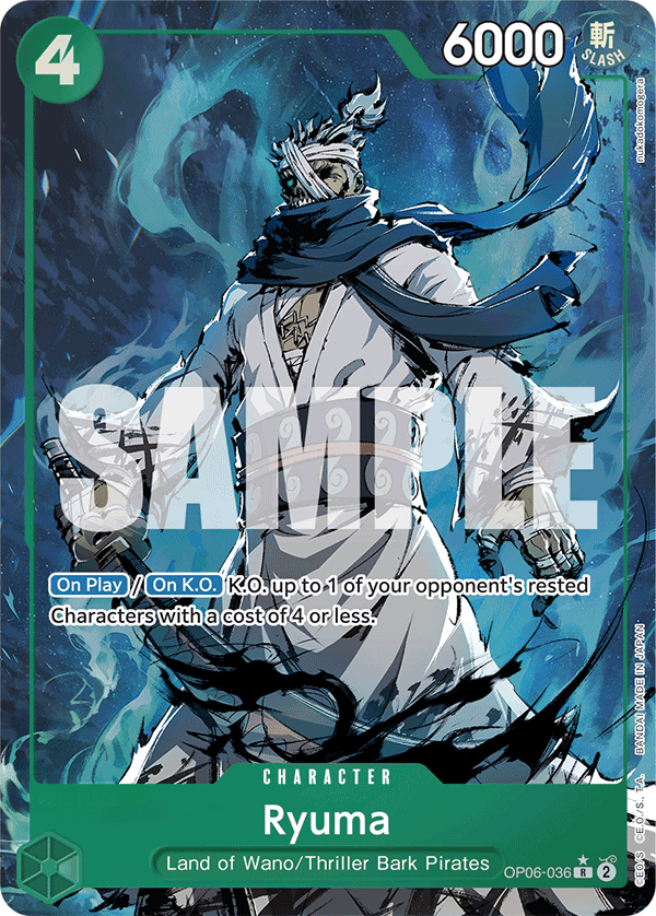 Ryuma (Alternate Art) - OP06-036 - ONE PIECE CARD THE BEST