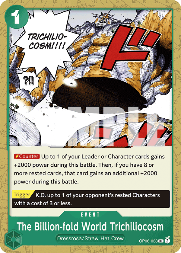 The Billion-fold World Trichiliocosm - OP06-038 - ONE PIECE CARD THE BEST