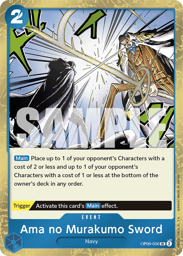 Ama no Murakumo Sword (Jolly Roger Foil) - OP06-056 - ONE PIECE CARD THE BEST