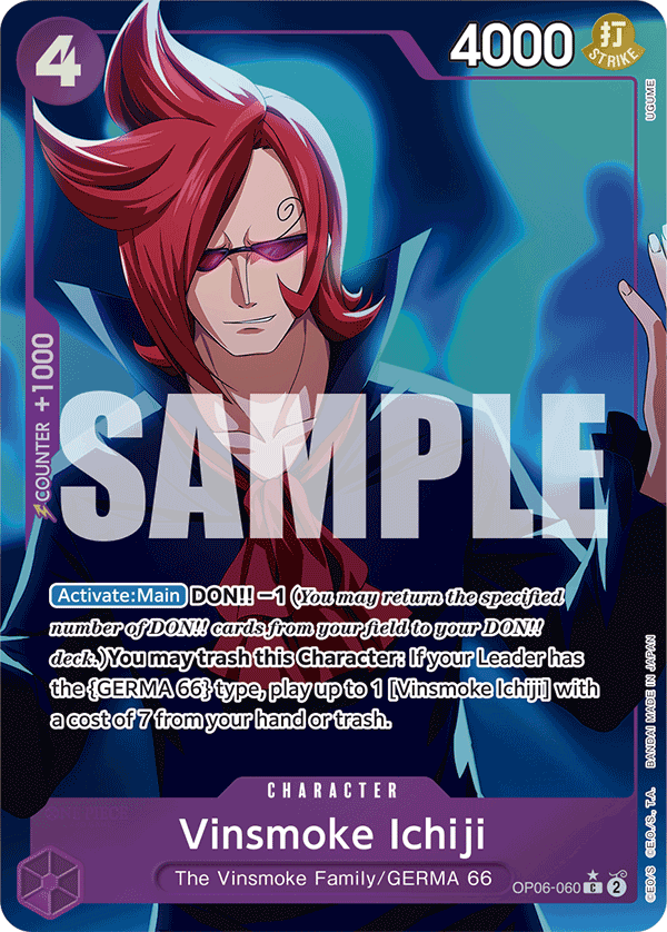 Vinsmoke Ichiji (Full Art) - OP06-060 - ONE PIECE CARD THE BEST