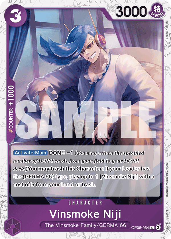 Vinsmoke Niji (Jolly Roger Foil) - OP06-064 - ONE PIECE CARD THE BEST