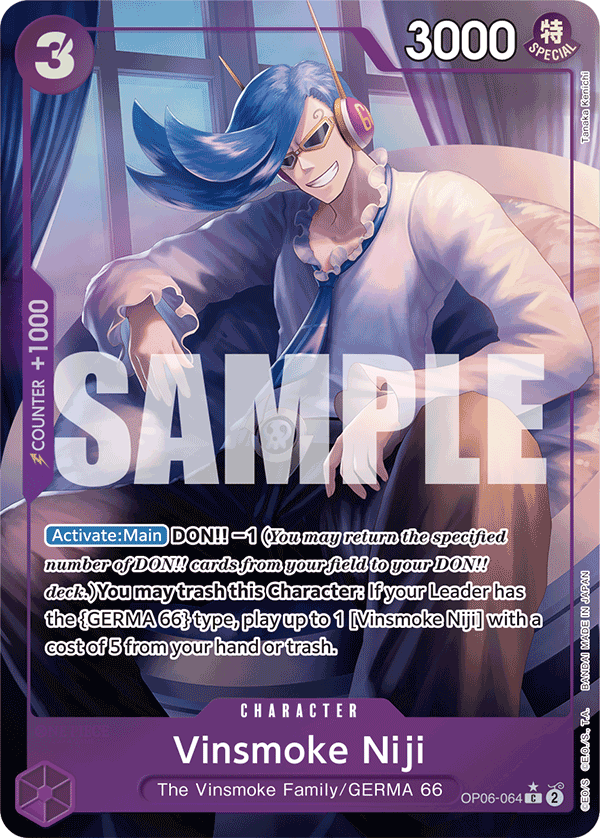 Vinsmoke Niji (Full Art) - OP06-064 - ONE PIECE CARD THE BEST