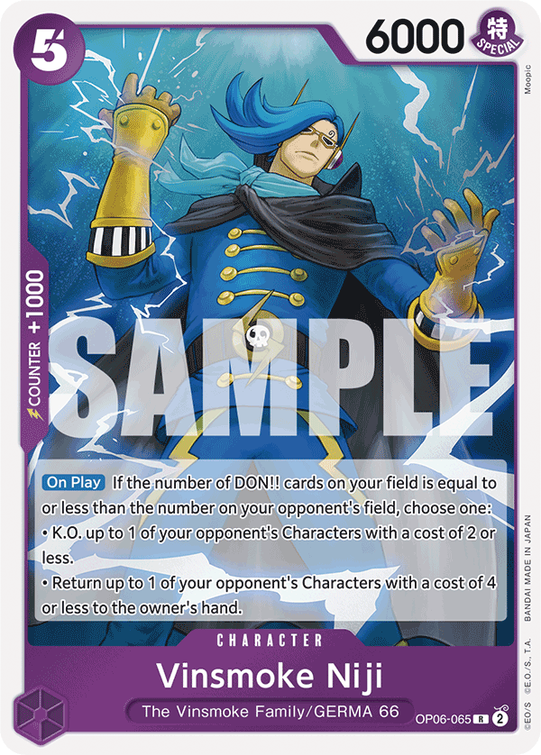Vinsmoke Niji - OP06-065 - ONE PIECE CARD THE BEST