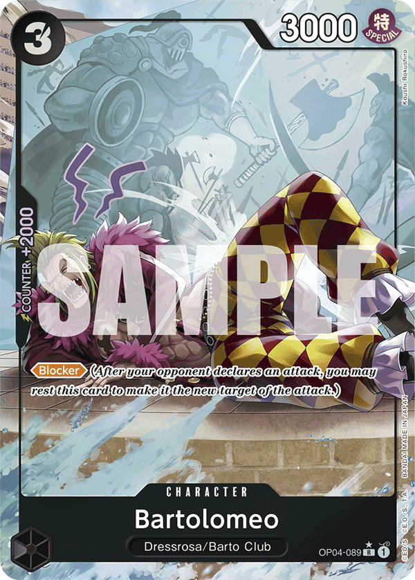 Bartolomeo (Full Art) - OP04-089 - ONE PIECE CARD THE BEST