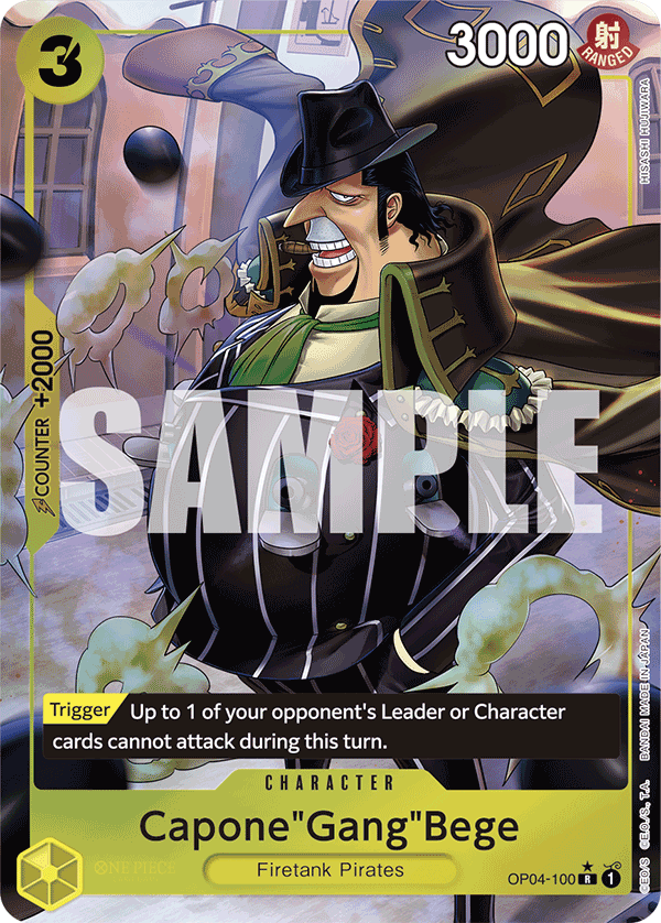 Capone"Gang"Bege (Full Art) - OP04-100 - ONE PIECE CARD THE BEST