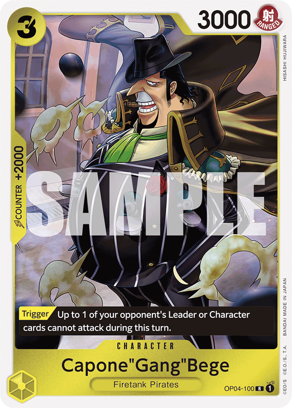 Capone"Gang"Bege - OP04-100 - ONE PIECE CARD THE BEST