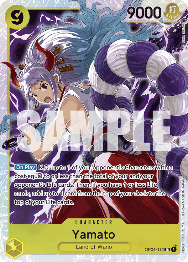 Yamato - OP04-112 - ONE PIECE CARD THE BEST