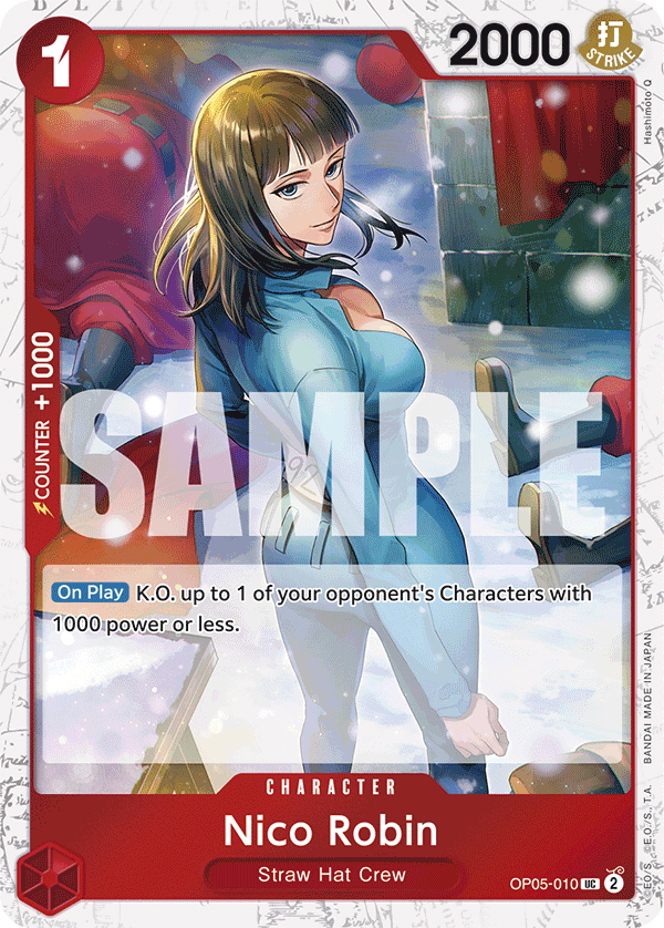 Nico Robin (Jolly Roger Foil) - OP05-010 - ONE PIECE CARD THE BEST