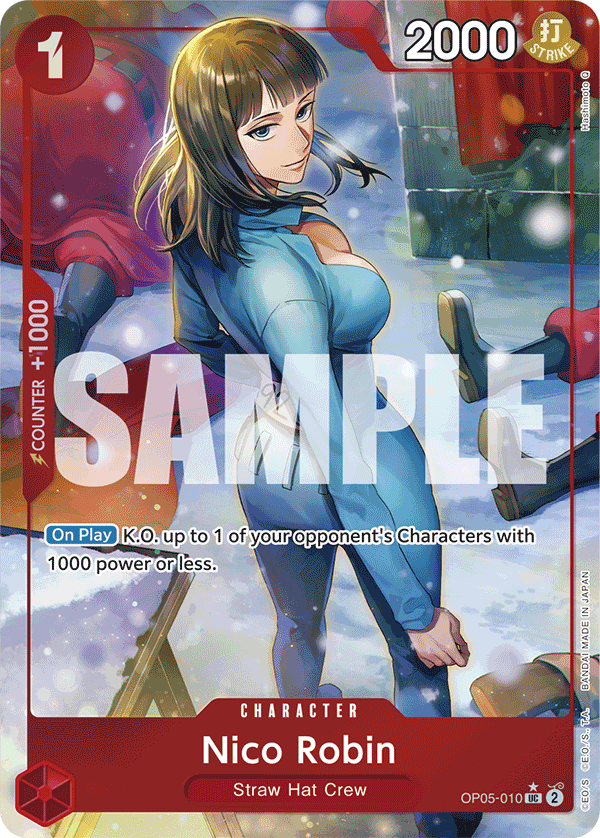 Nico Robin (Full Art) - OP05-010 - ONE PIECE CARD THE BEST