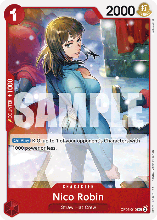 Nico Robin - OP05-010 - ONE PIECE CARD THE BEST