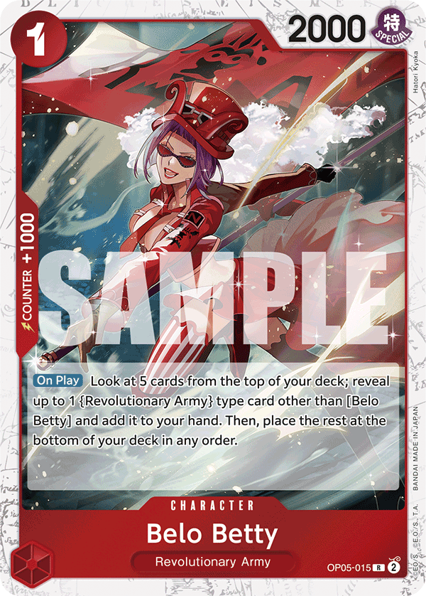 Belo Betty (Jolly Roger Foil) - OP05-015 - ONE PIECE CARD THE BEST