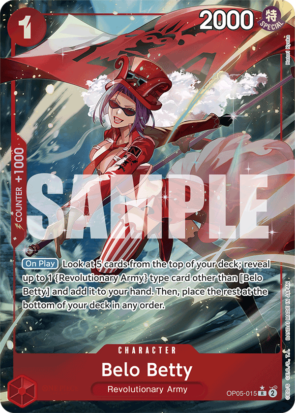 Belo Betty (Full Art) - OP05-015 - ONE PIECE CARD THE BEST