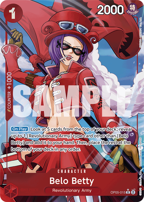 Belo Betty (Alternate Art) - OP05-015 - ONE PIECE CARD THE BEST