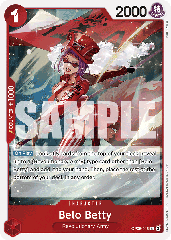 Belo Betty - OP05-015 - ONE PIECE CARD THE BEST