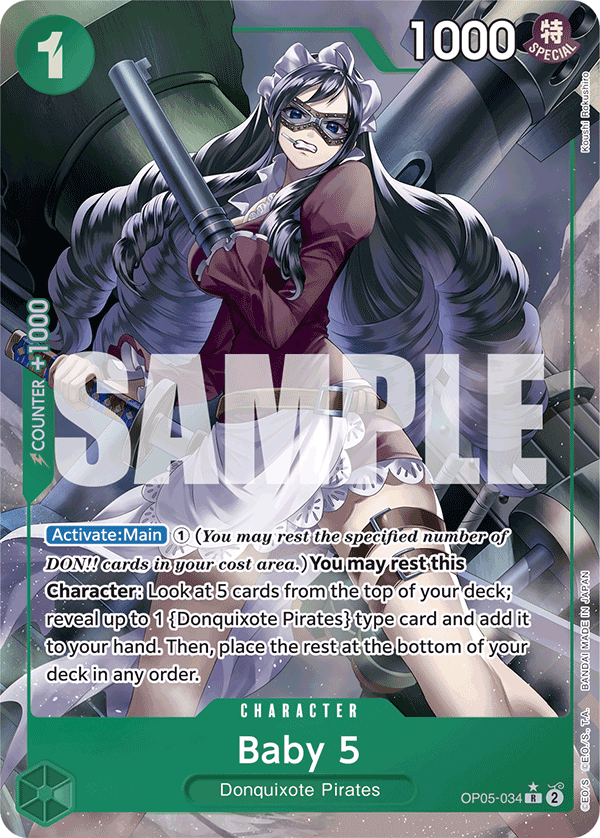 Baby 5 (Full Art) - OP05-034 - ONE PIECE CARD THE BEST