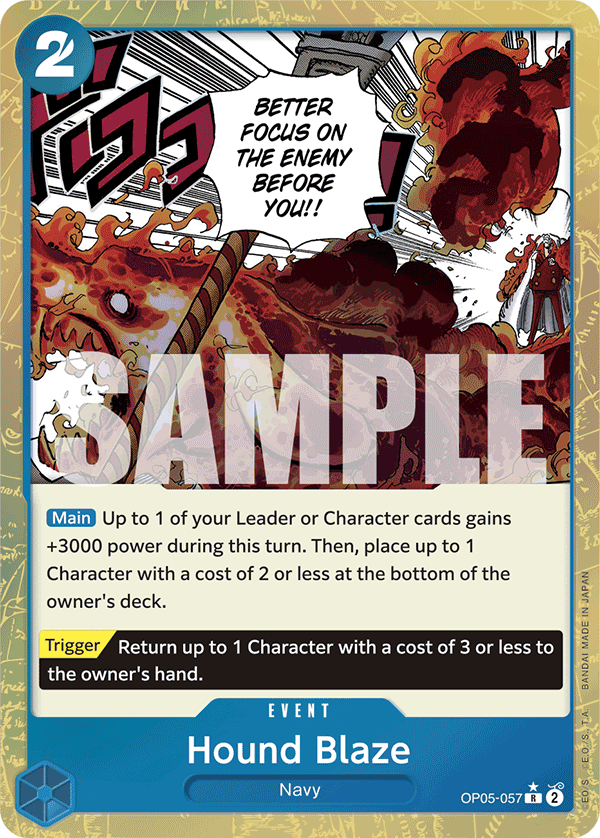 Hound Blaze (Textured Foil) - OP05-057 - ONE PIECE CARD THE BEST