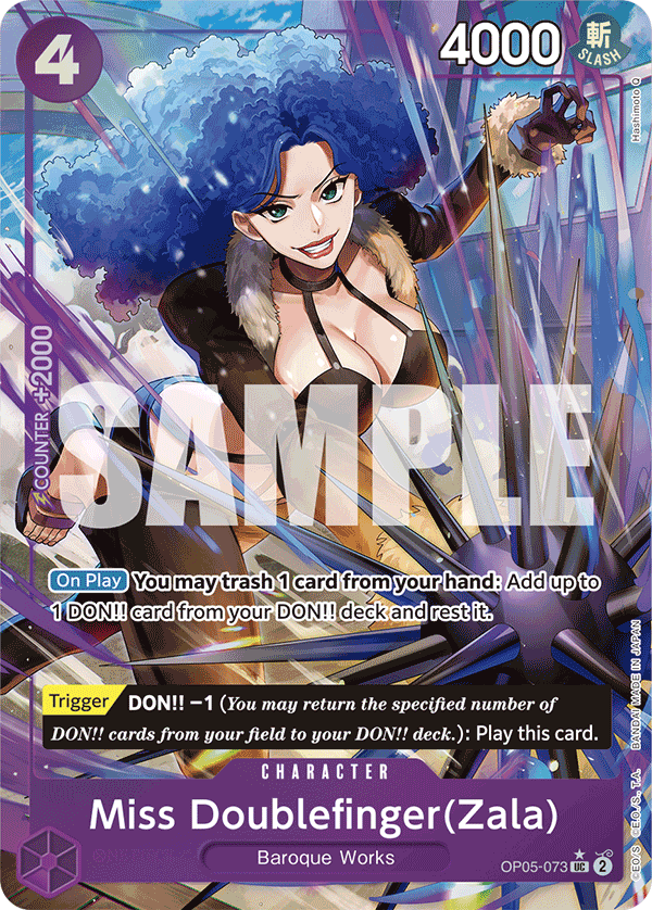 Miss Doublefinger(Zala) (Full Art) - OP05-073 - ONE PIECE CARD THE BEST