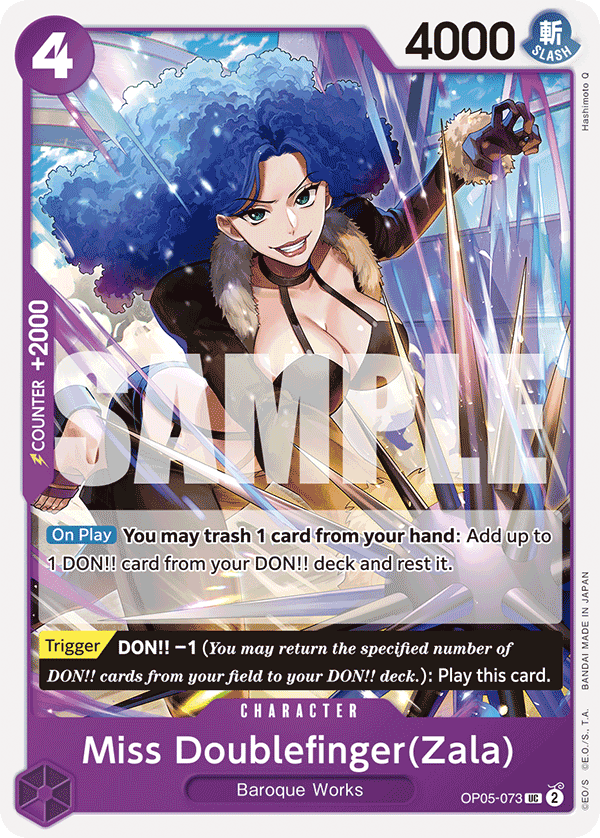 Miss Doublefinger(Zala) - OP05-073 - ONE PIECE CARD THE BEST