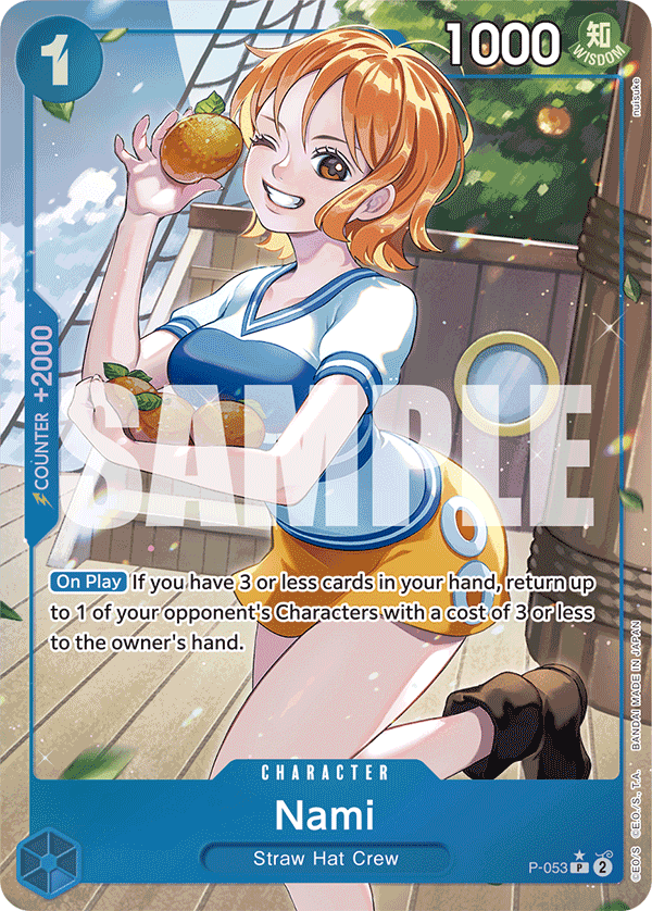 Nami (Full Art) - P-053 - ONE PIECE CARD THE BEST