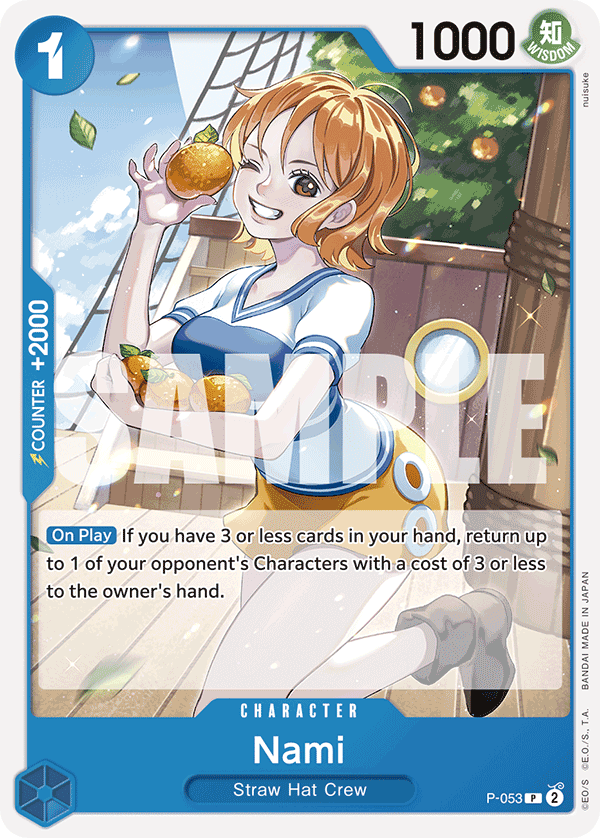 Nami - P-053 - ONE PIECE CARD THE BEST