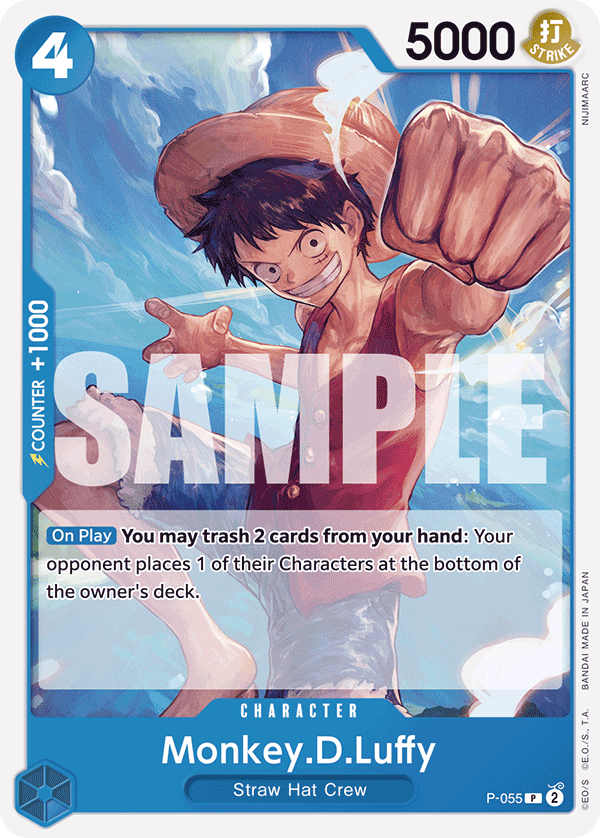 Monkey.D.Luffy - P-055 - ONE PIECE CARD THE BEST