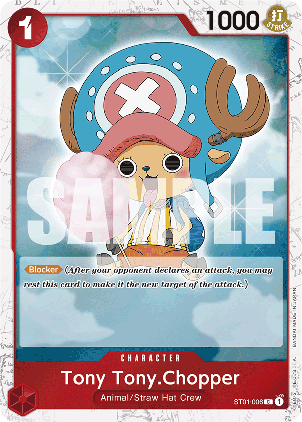 Tony Tony.Chopper (Jolly Roger Foil) - ST01-006 - ONE PIECE CARD THE BEST
