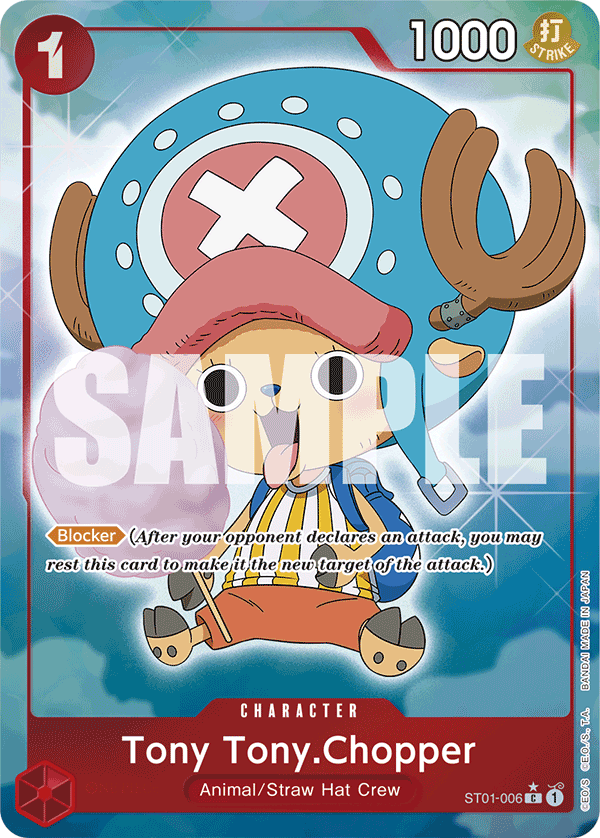 Tony Tony.Chopper (Full Art) - ST01-006 - ONE PIECE CARD THE BEST