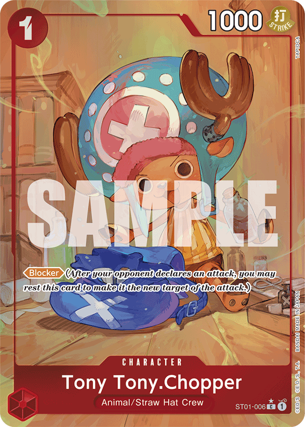 Tony Tony.Chopper (Alternate Art) - ST01-006 - ONE PIECE CARD THE BEST