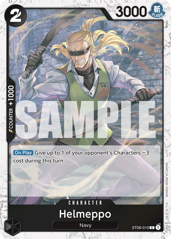 Helmeppo (Jolly Roger Foil) - ST06-010 - ONE PIECE CARD THE BEST