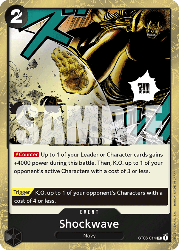 Shockwave (Jolly Roger Foil) - ST06-014 - ONE PIECE CARD THE BEST