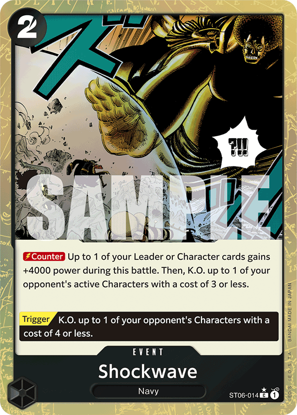 Shockwave (Textured Foil) - ST06-014 - ONE PIECE CARD THE BEST