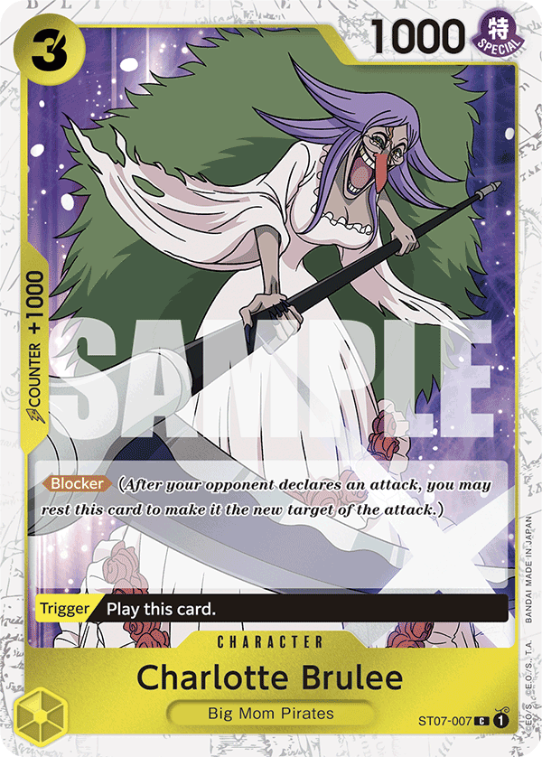 Charlotte Brulee (Jolly Roger Foil) - ST07-007 - ONE PIECE CARD THE BEST