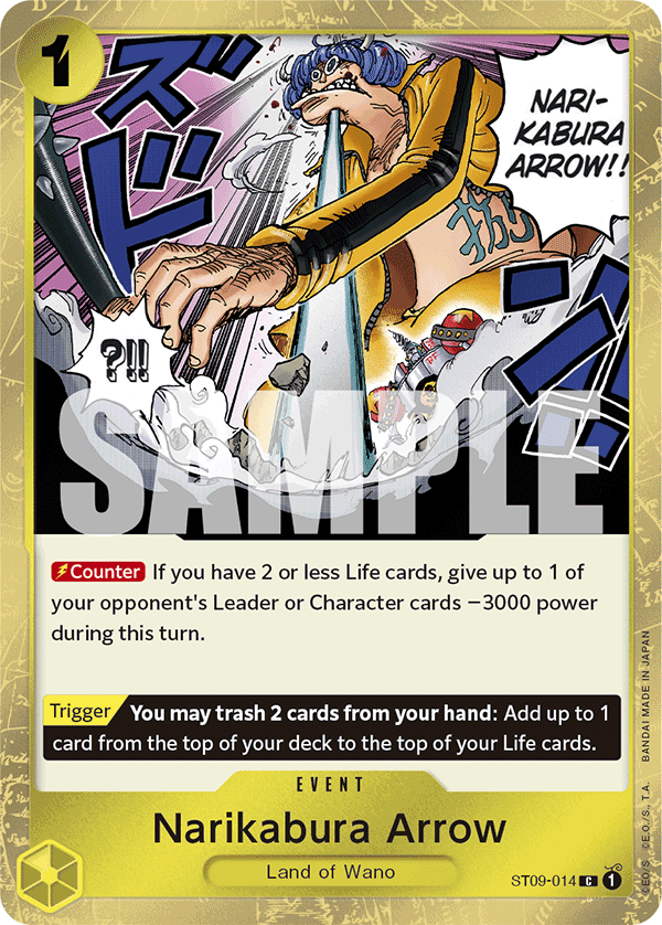 Narikabura Arrow (Jolly Roger Foil) - ST09-014 - ONE PIECE CARD THE BEST