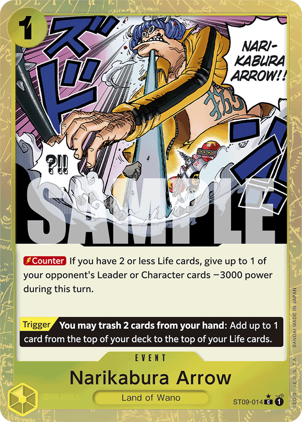 Narikabura Arrow (Textured Foil) - ST09-014 - ONE PIECE CARD THE BEST
