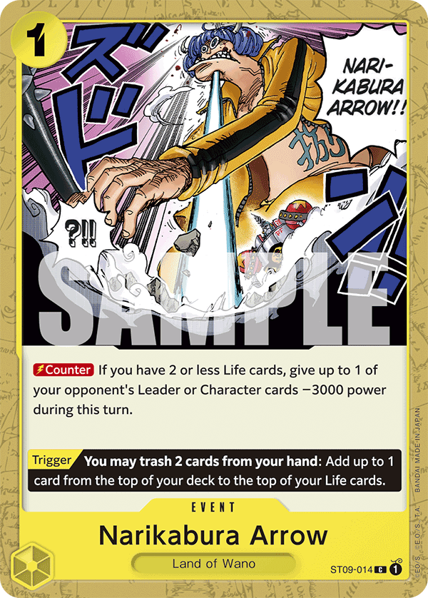 Narikabura Arrow - ST09-014 - ONE PIECE CARD THE BEST