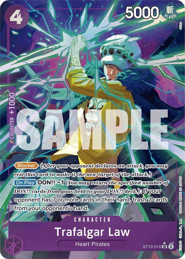 Trafalgar Law (Alternate Art) - ST10-010 - ONE PIECE CARD THE BEST