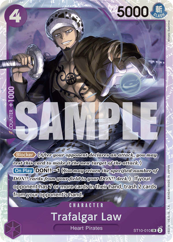 Trafalgar Law - ST10-010 - ONE PIECE CARD THE BEST