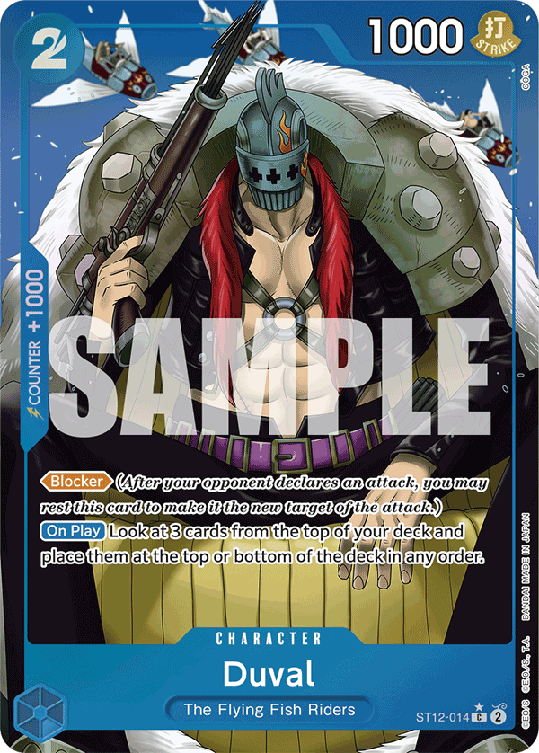 Duval (Full Art) - ST12-014 - ONE PIECE CARD THE BEST