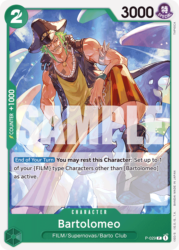 Bartolomeo - P-029 - Green Uta