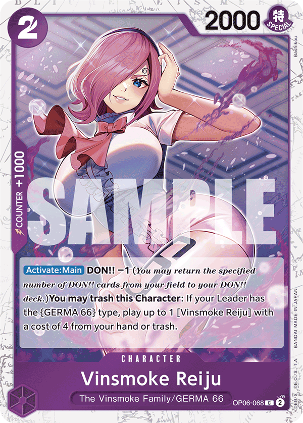 Vinsmoke Reiju (Jolly Roger Foil) - OP06-068 - ONE PIECE CARD THE BEST